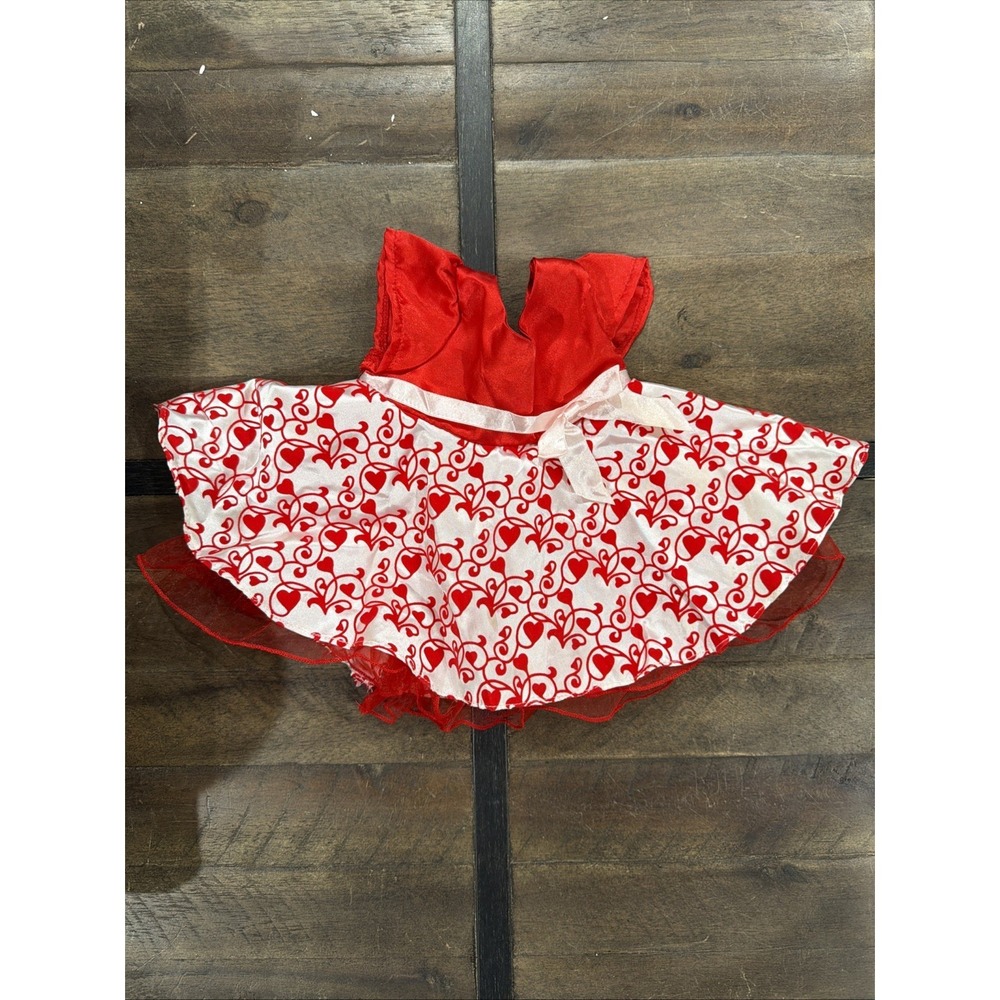 Build a Bear BAB Red Dress Only Girl Red